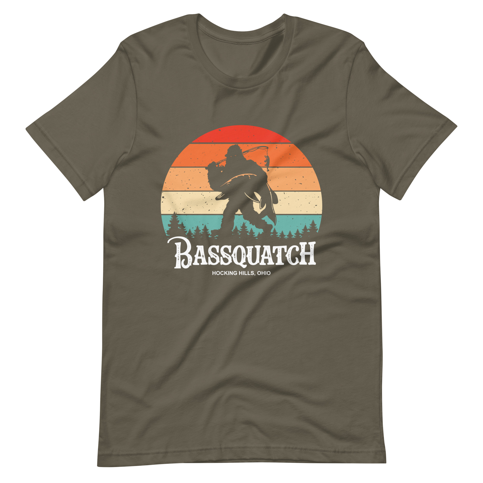 Hocking Hills Bassquatch t-shirt - Image 11
